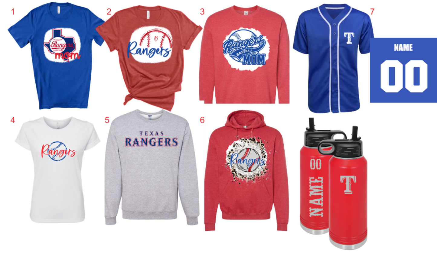 SBLL Rangers Shirt and Jersey Designs